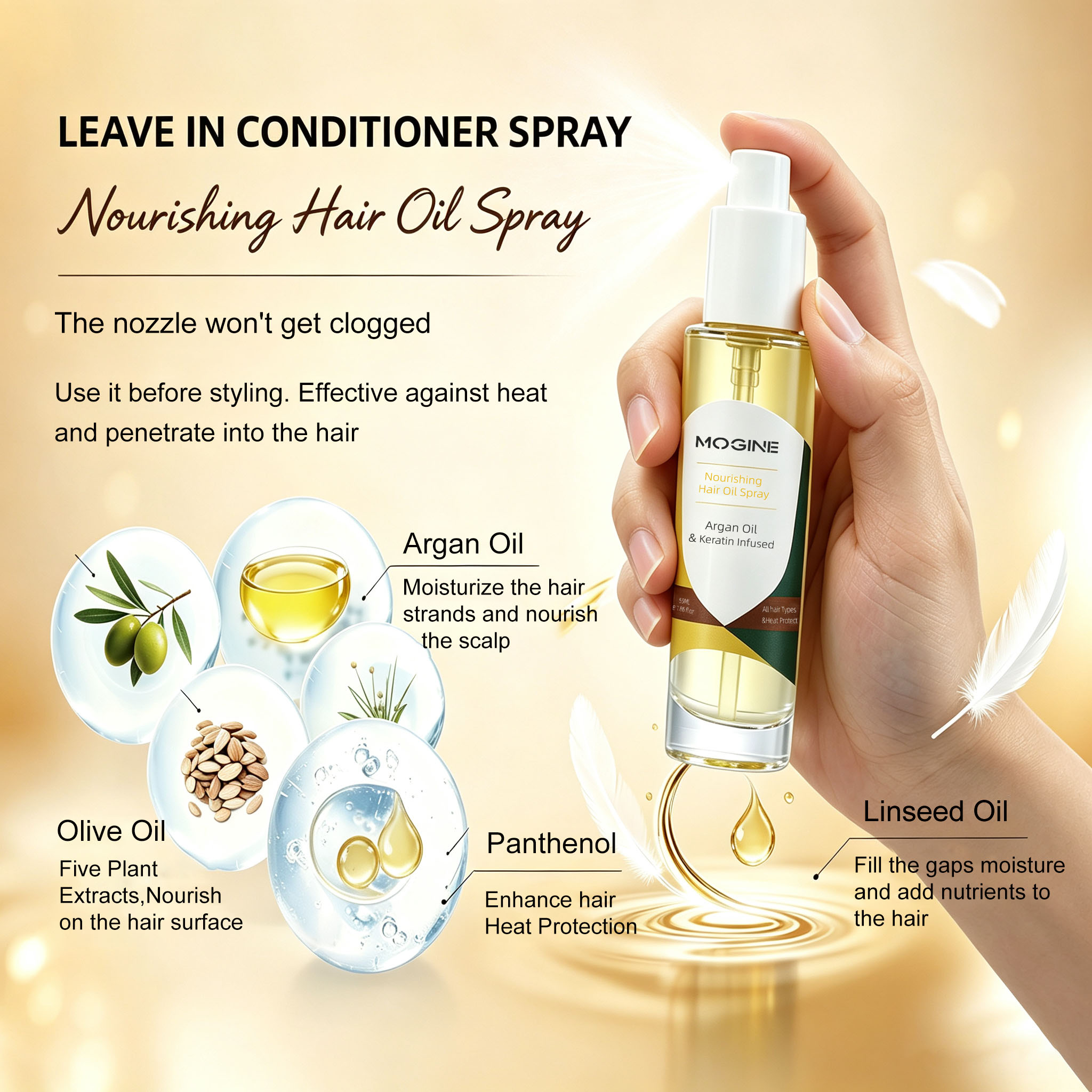 MOGINE Leave‑in Conditioner Spray MG300055